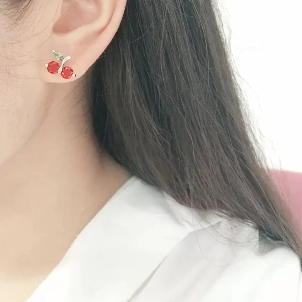 1.5ct. t.w. Ruby Stud Earrings in 14k Gold over Sterling Silver - Picture 5 of 8